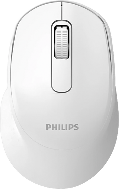 PHILIPS 飛利浦 Wireless 滑鼠 白色 SPK7448 1年保固