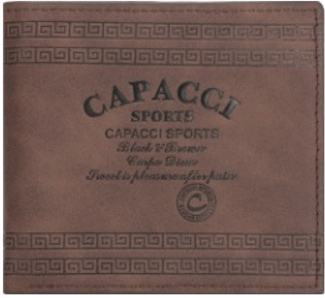CAPACCI SPORTS 男士油蠟皮革短夾
