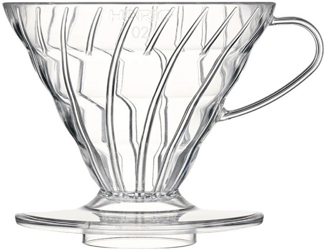 HARIO 好璃奧 V60透明02 TRITAN濾杯 VDTA-02-T, 1個, 單品, 480ml
