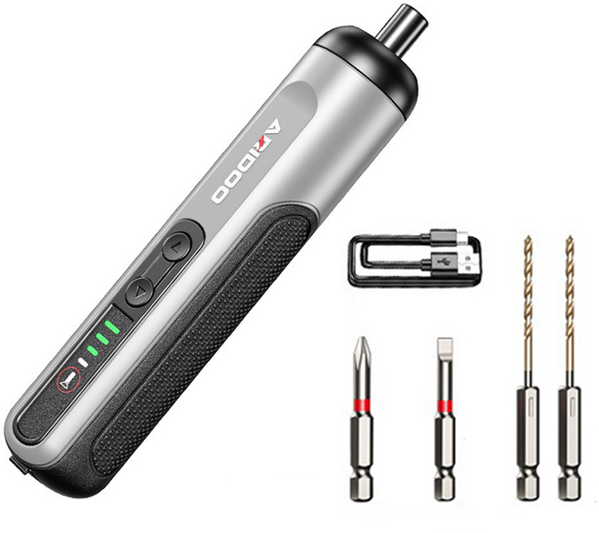 ARIDOO LED照明多功能電動便攜小型螺絲維修工具組, 1套