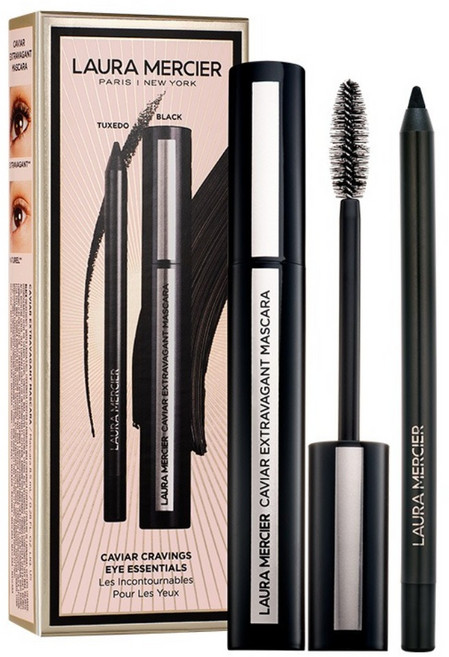 LAURA MERCIER 蘿拉蜜思 奢華魅影眼睫組, 睫毛膏 + 眼線筆, 1個