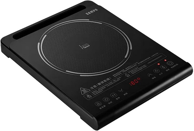 SAMPO 聲寶 1800W 單口 電磁爐 觸控 薄型 IH 變頻 黑色 KM-TA12Q 普通型