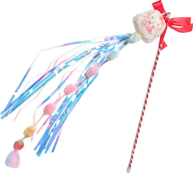 Sanrio 三麗鷗 草莓物語逗貓棒, 混和顏色, 1個