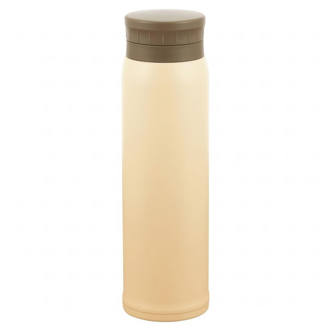 Kakusee 輕量18-8不鏽鋼水瓶 AI-02I, 象牙色, 1個, 500ml