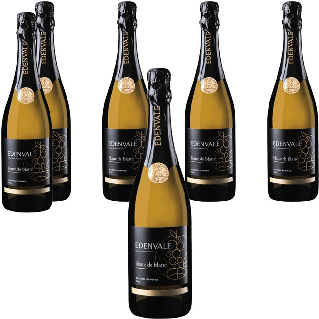 EDENVALE 伊威 高級氣泡白葡萄飲 白中白, 6個, 750ml