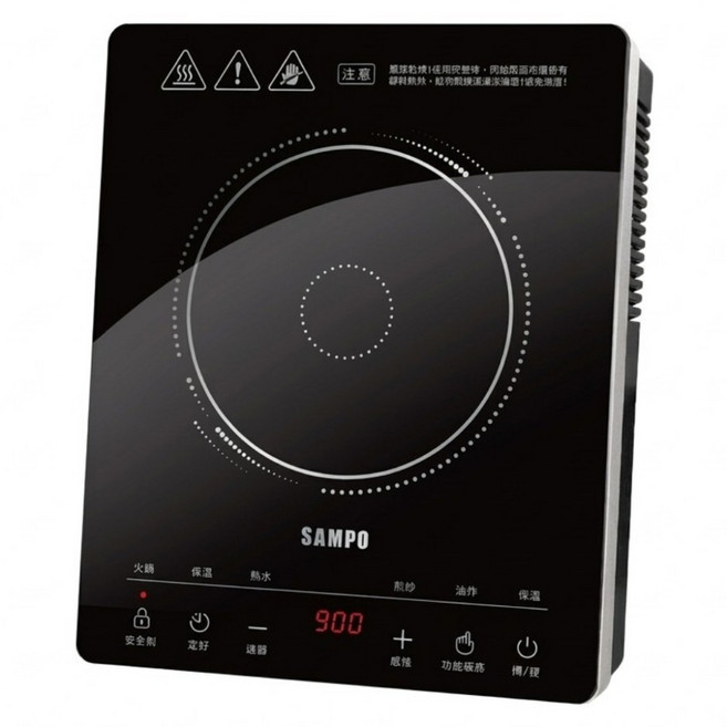 SAMPO 聲寶 電陶爐 觸控 微電腦 檯面 黑色 KM-ZF13P