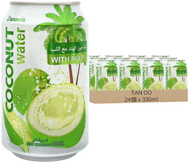 TAN DO 椰子水, 24個, 330ml