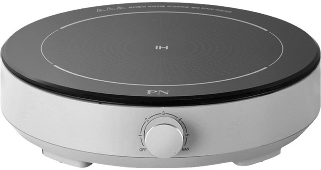 PNPOONGNYUN 圓形單口電磁爐, 一般型, PRIKA-1200(G)