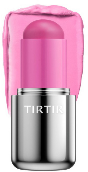 TIRTIR 台灣公司貨 唇頰兩用潤色棒 3.8g, 06 紫綻亮桃, 1件