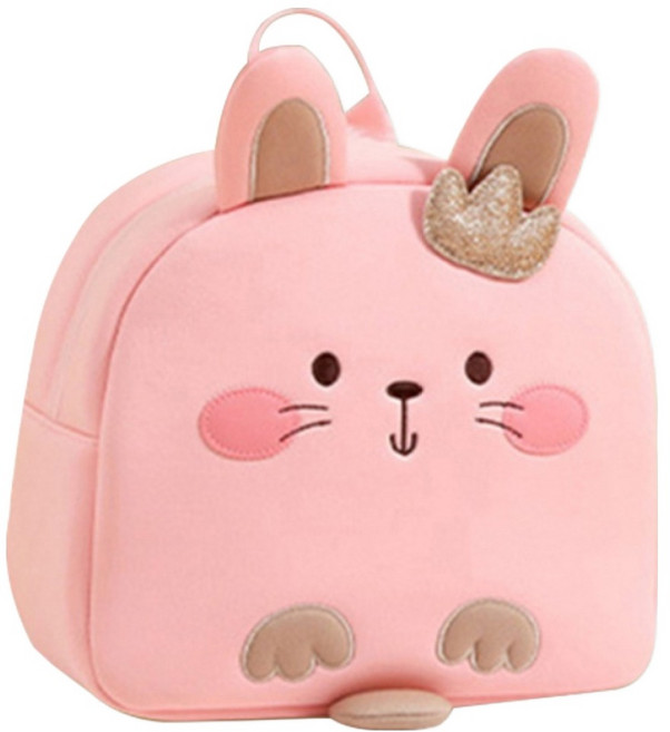Toyto 動物造型孩童防走失後背包, 1個, 粉色兔子