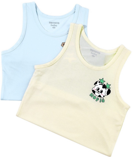 ROTOTO bebe 兒童莫代爾無袖背心2件組