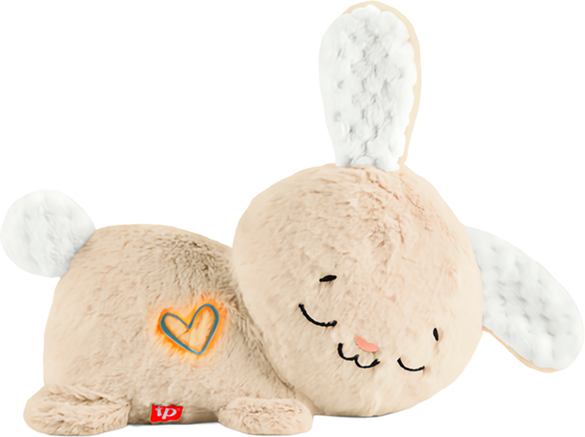 fisher-price 費雪 安撫睡眠小兔子, 混和顏色, 1個
