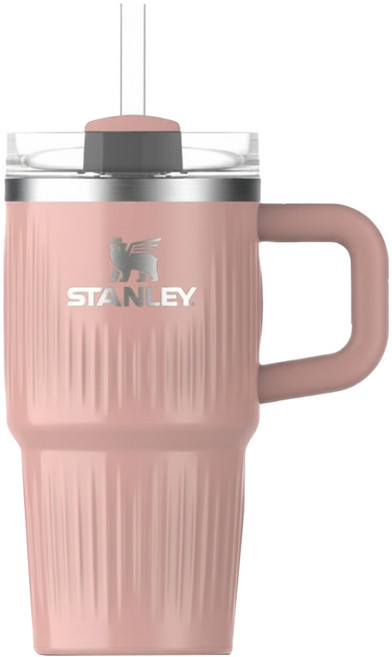 STANLEY TEXTURE系列 吸管隨手杯2.0, 鉑金粉, 1個, 590ml