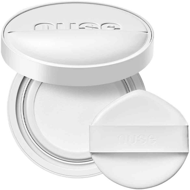 nuse 台灣公司貨 麗珠素顏霜氣墊 SPF50+ PA++++, 01 牛奶, 1個