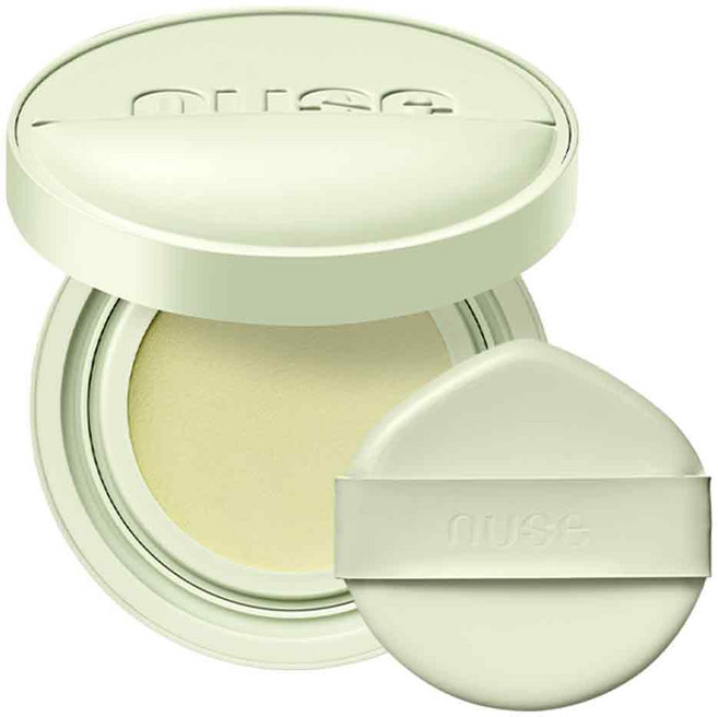nuse 台灣公司貨 麗珠素顏霜氣墊 SPF50+ PA++++, 04 馬鞭草, 1個