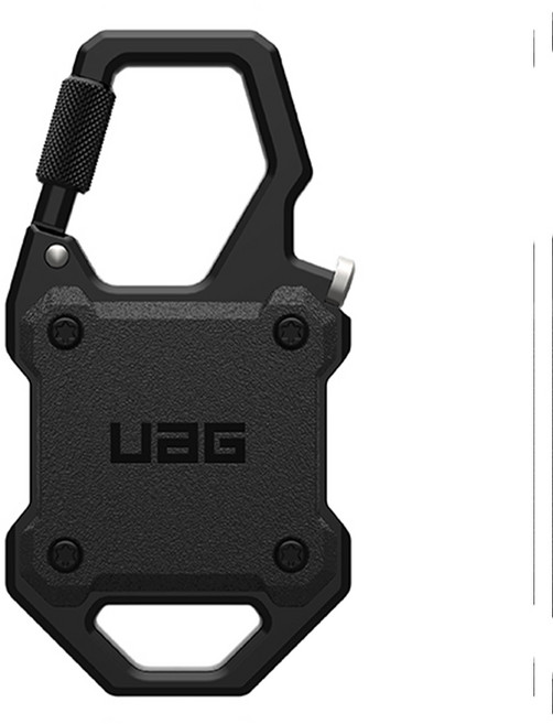 UAG AirTag 頂級版多功能鎖扣保護殼 16400411, 極黑, 1個