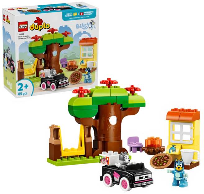 LEGO 10469 得寶系列 曼曼 布麗玩遊戲:披薩女孩 Pizza Girls with Muffin and Bluey, 1套