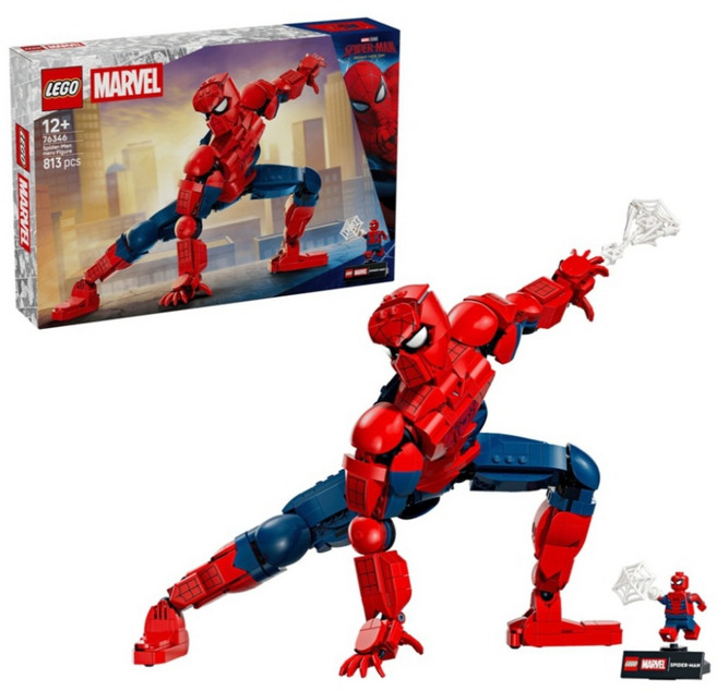 LEGO 76346 漫威系列 蜘蛛人英雄玩偶 Spider-Man Hero Figure, 1個