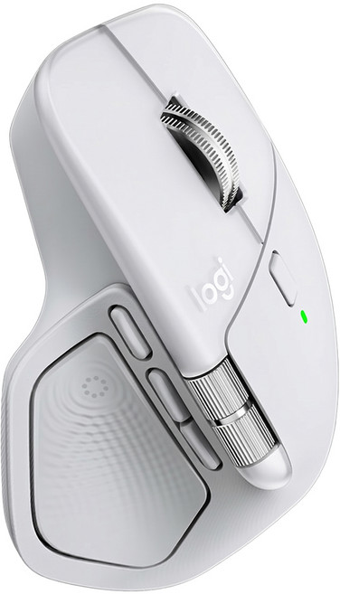 logitech 羅技 MX Master 4 For Mac 無線滑鼠, 白銀色, 910-007580