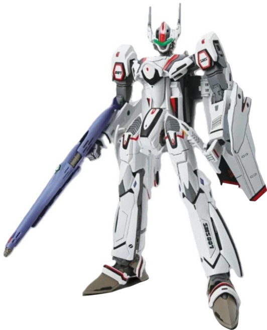 BANDAI 1/100 HG 011 VF-25F 超時空要塞 救世主式可變戰機 早乙女有人座機 組裝模型, 1個