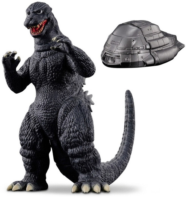 BANDAI 哥吉拉 MOVIE MONSTER系列軟膠 哥吉拉 1984 & 超X號, 1個