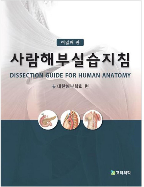 korea medical publishing company 人體解剖實習指南 第八版, 半精裝