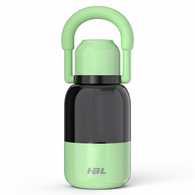 IBL 手提覆鈦保溫杯, 黑綠色, 1個, 1L