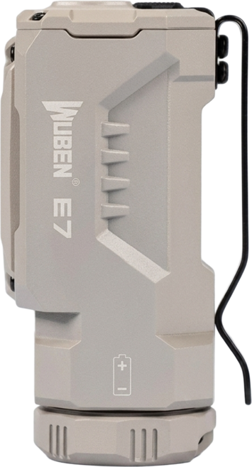 Wuben E7 1800流明 尾部磁吸泛光輕便小巧工作燈 冷白光 132m, 卡其色, 1個
