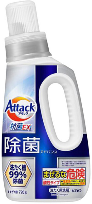 Attack 一匙靈 洗衣精 香草香, 720g, 1個