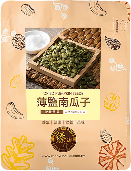 臻御行 薄鹽南瓜子, 300g, 1個