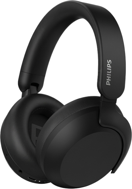 PHILIPS 飛利浦 降噪藍牙耳罩耳機, 午夜黑, TAH8000
