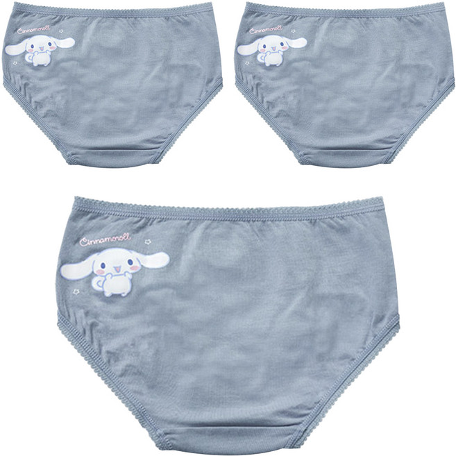 ONEDER 旺達棉品 莫代爾女童三角褲 3件