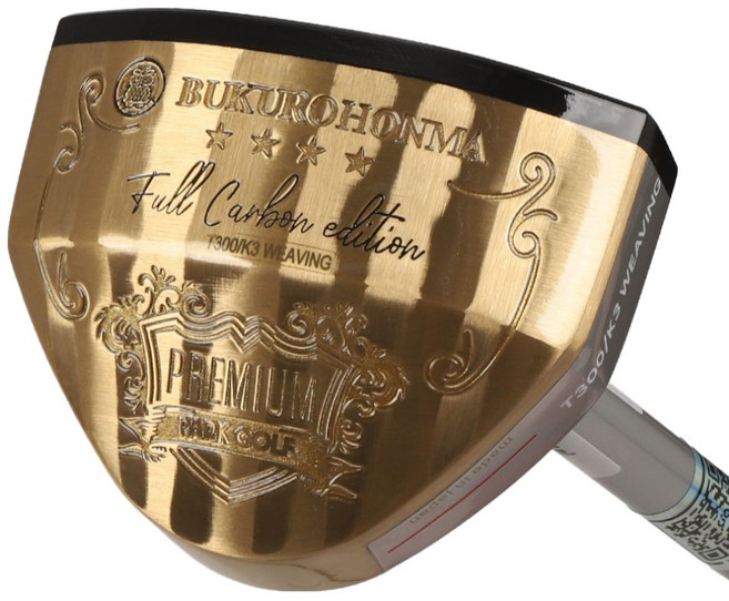 BUKURO HONMA 4星全碳纖維木桿公園高爾夫球桿 銀色 830mm B5FUCE06, 90度, L