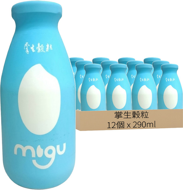 掌生穀粒 糜咕熬米湯 原味, 12個, 290ml