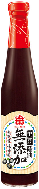 義美 無添加黑豆蔭油, 1個, 420ml