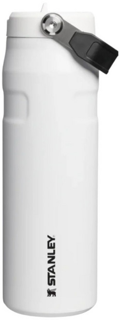 STANLEY 輕重力系列 IceFlow Aerolight 摺疊吸管杯, 石灰白, 1個, 700ml