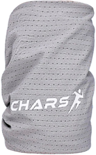 CHARS 奇雅絲 冰感運動手腕巾/涼感吸汗腕帶/跑步健身冰涼巾/多功能頭巾髮帶, 灰色, 1個