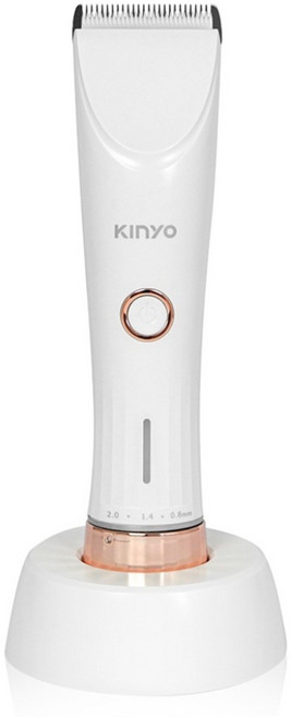 Kinyo 充插兩用專業寵物電剪, 白色, 1個