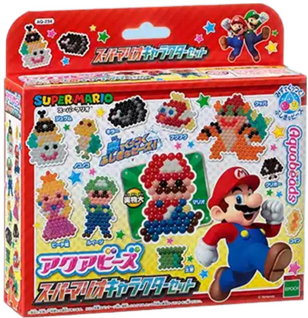 EPOCH Aquabeads 超級瑪利歐角色套組 AQ-234, 混合顏色, 1套