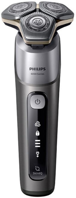 PHILIPS 飛利浦 智能三刀頭電鬍刀, 銀黑色, S6830