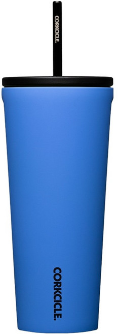 CORKCICLE. 酷仕客 吸管保冷保溫不鏽鋼隨行杯, 710ml, 1個, 太平洋藍