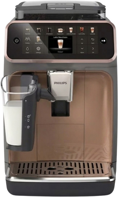 PHILIPS 飛利浦 雙溫萃取全自動義式咖啡機, 曜光金, EP5544/80