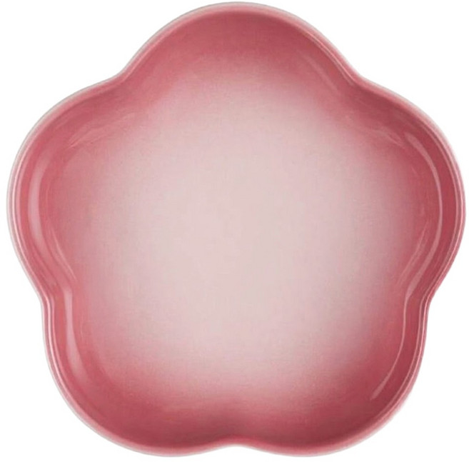 LE CREUSET 花型盤, 櫻花粉, 1個
