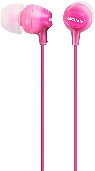 SONY 索尼 線控耳道式耳麥, 粉色, MDR-EX15AP