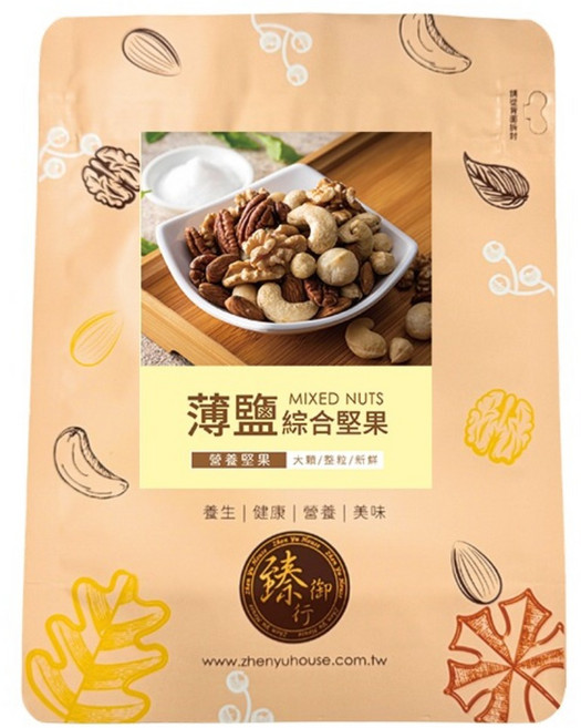 臻御行 薄鹽綜合堅果, 250g, 1個