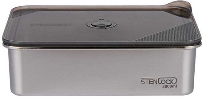 STENLOCK 史丹利 智能氣孔密封保鮮盒 2.8L, 主體 + 網架, 1個