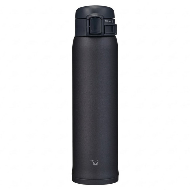 ZOJIRUSHI 象印 不鏽鋼保溫瓶彈開式 SM-SK60EMD, 霧黑色, 1個, 600ml