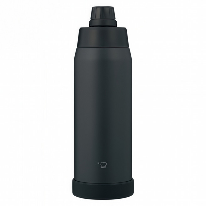 ZOJIRUSHI 象印 不銹鋼真空提把保冷瓶 SD-KA100H-BM, 炭霧黑, 1個, 1L