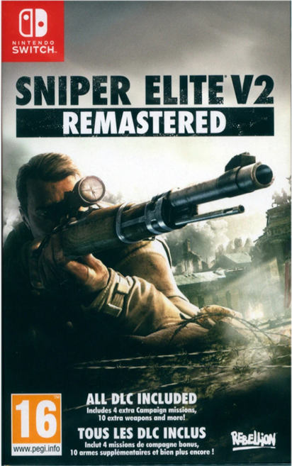 Nintendo 任天堂 NS Switch 狙擊之神 V2 重製版 Sniper Elite V2 Remastered 中英日文歐版