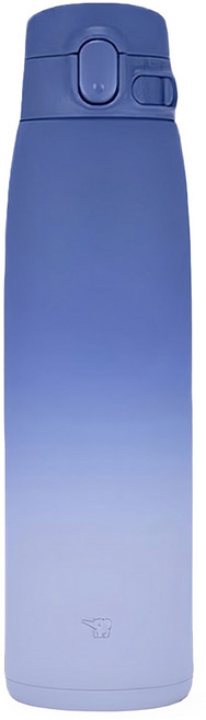 ZOJIRUSHI 象印 不銹鋼一體式中栓彈蓋式真空保溫保冷杯 SM-VH60, 漸層藍, 1個, 600ml